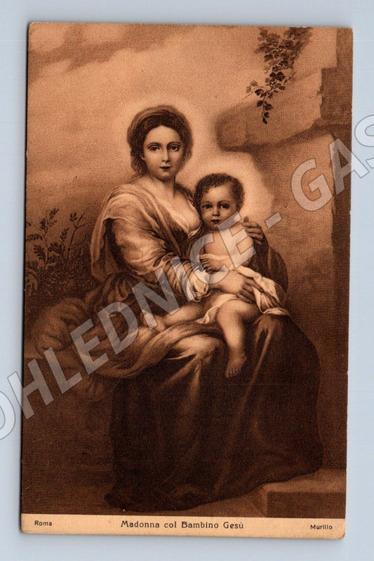 Pohlednice Madonna s dítětem Murillo (M25980)
