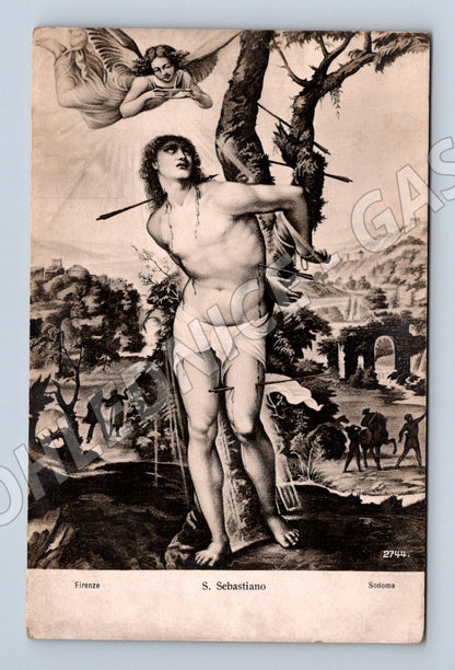 Pohlednice Itálie S. Sebastiano malba Sodoma (M25982)