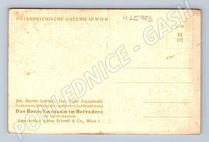 Pohlednice Rakousko Joh. Martin Schmidt Poslední večeře (M25983)