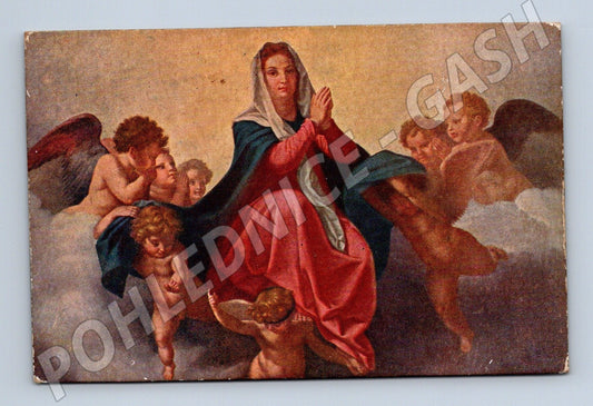 Pohlednice Itálie Andrea del Sarto Nanebevzetí Panny Marie (M25985)