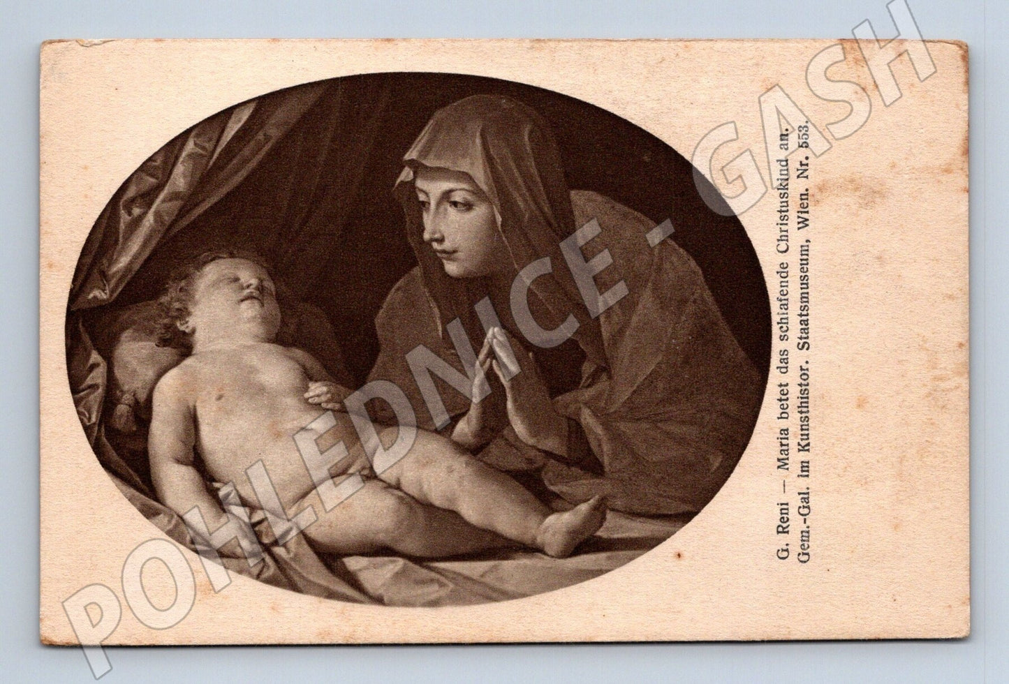 Pohlednice Rakousko G. Reni Maria s dítětem (M25994)