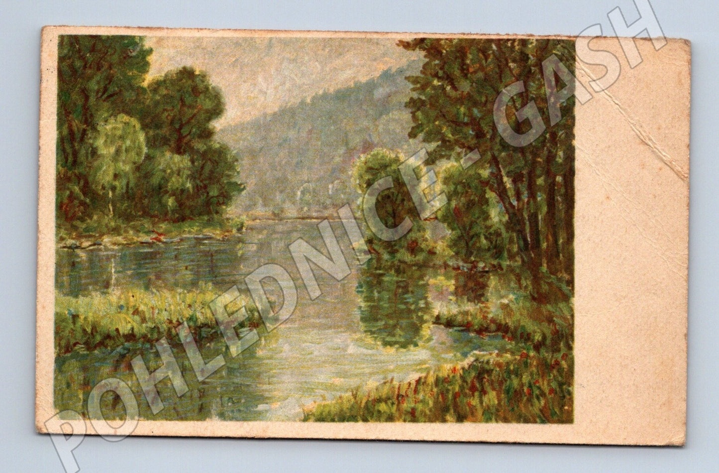 Pohlednice umělecká krajina V. Kačírek 1944 (M26004)