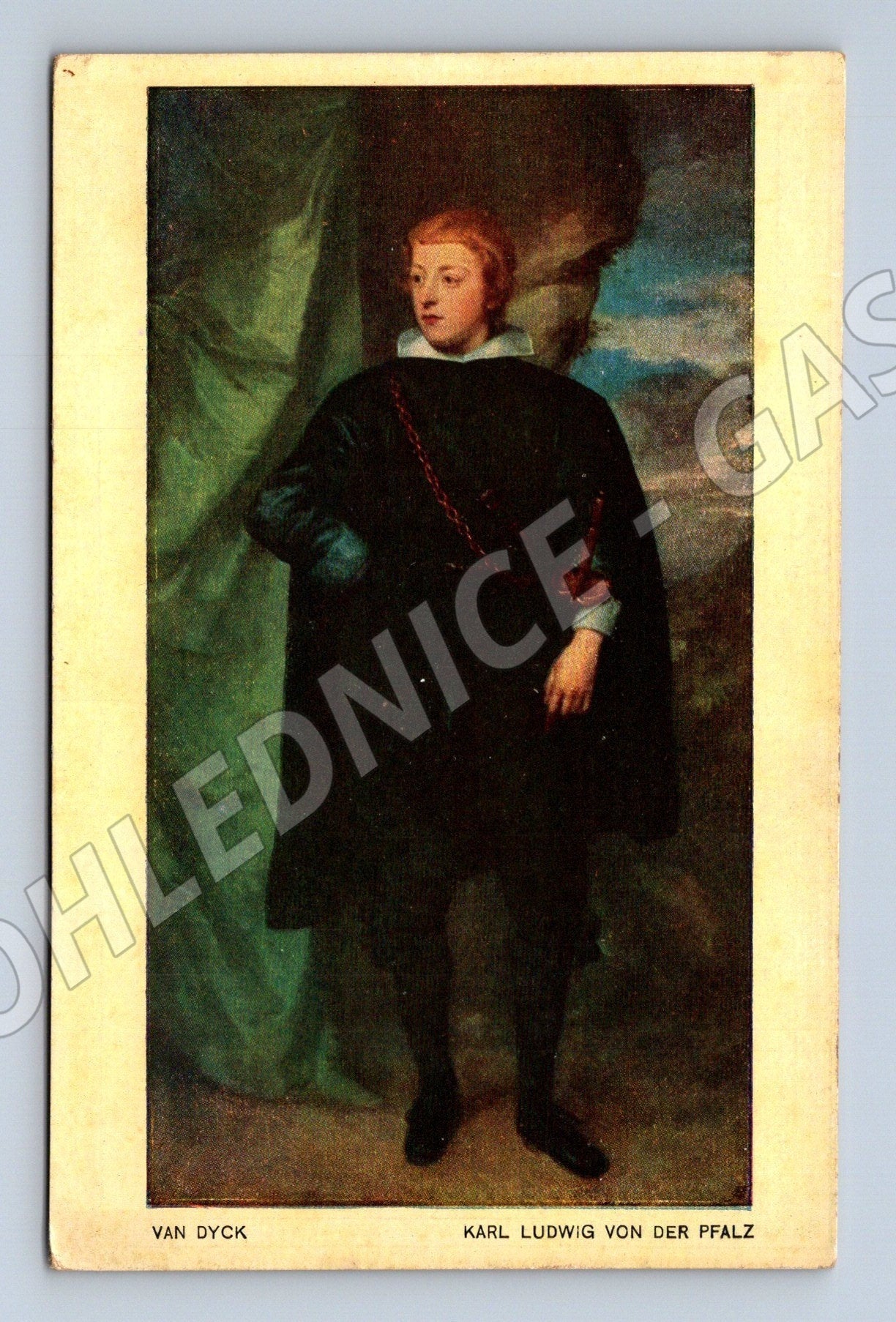 Pohlednice Rakousko Karl Ludwig von der Pfalz Van Dyck (M26012)