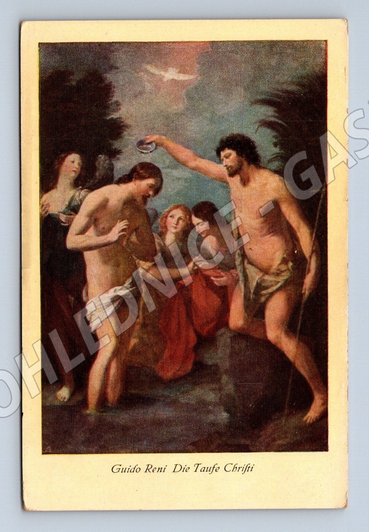 Pohlednice Rakousko Guido Reni Křest Krista (M26014)
