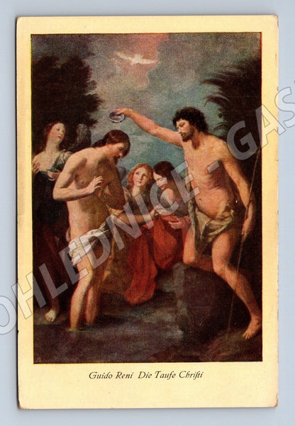 Pohlednice Rakousko Guido Reni Křest Krista (M26014)
