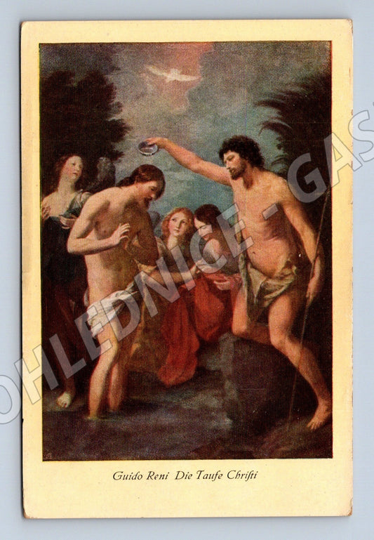 Pohlednice Rakousko Guido Reni Křest Krista (M26014)