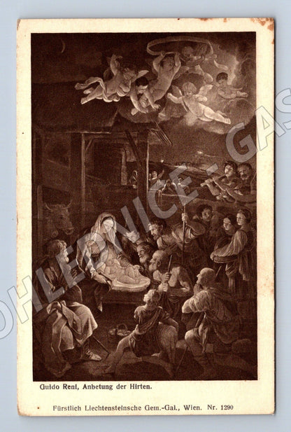 Pohlednice Rakousko Guido Reni Anbetung der Hirten (M26015)