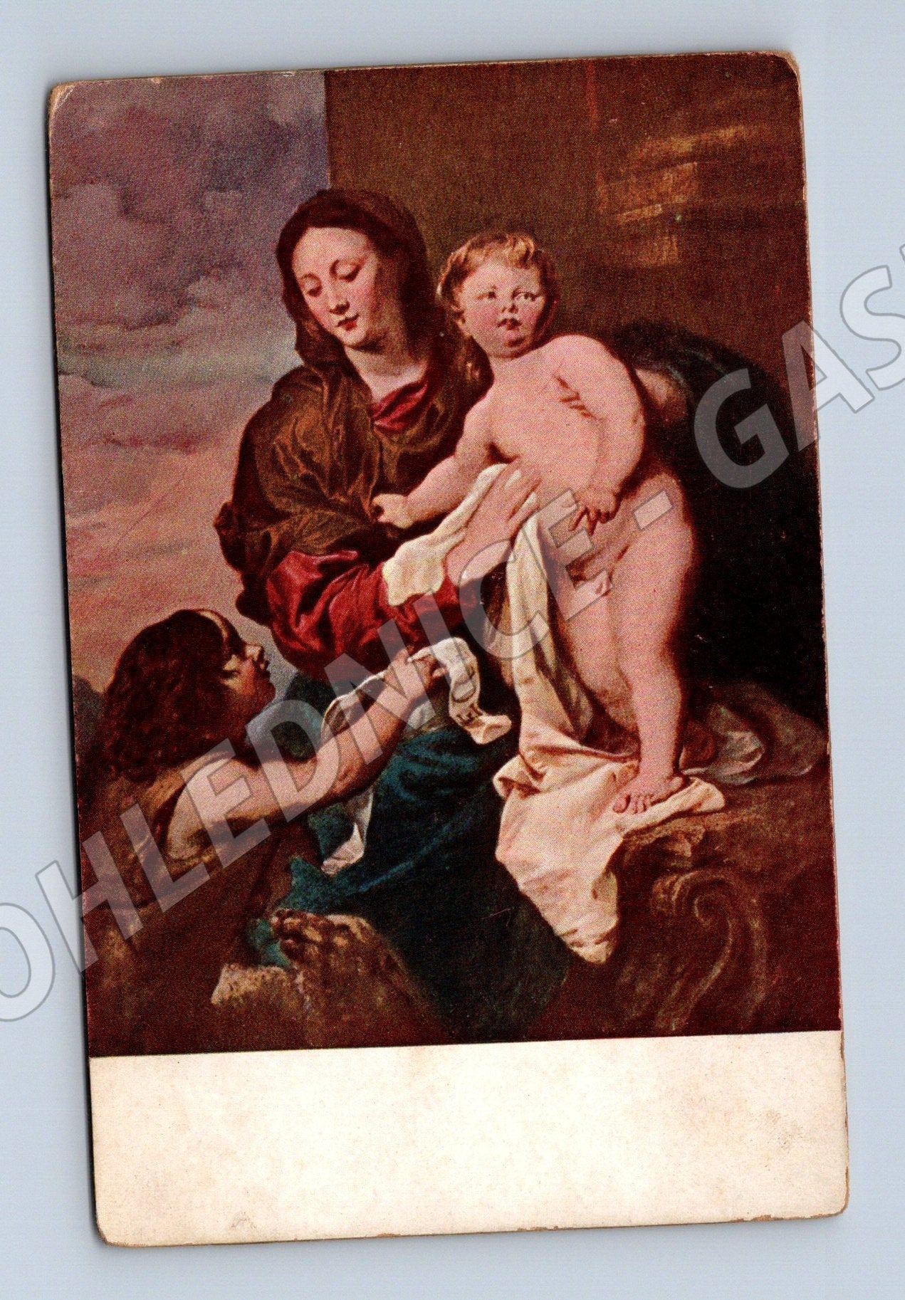 Pohlednice Van Dyck Marie, Ježíš a Jan (M26025)