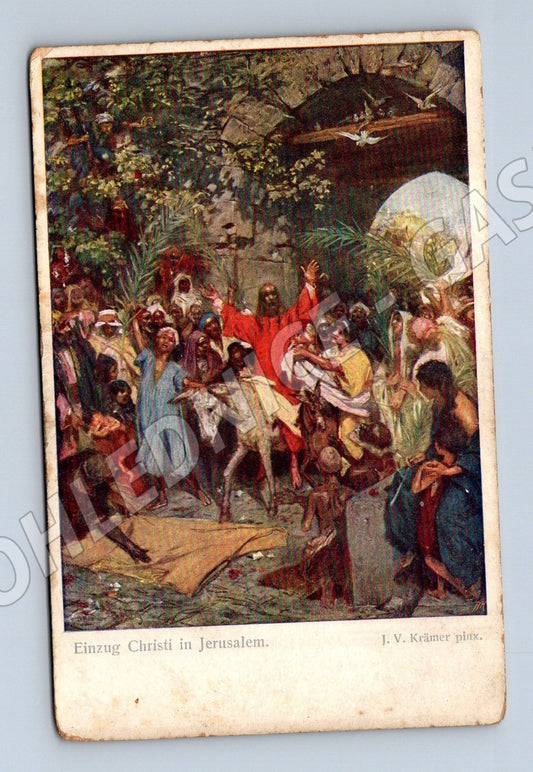 Pohlednice Rakousko Einzug Christi in Jerusalem (M26028)