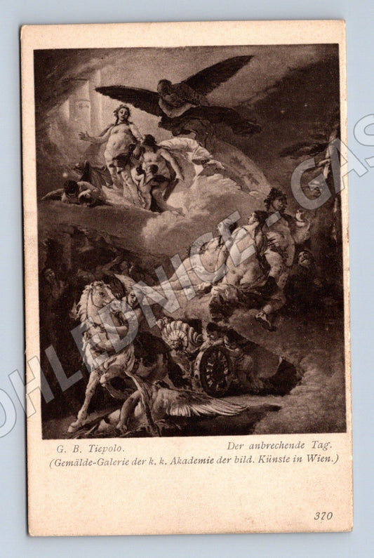 Pohlednice Rakousko G. B. Tiepolo - Der anbrechende Tag 1907 (M26039)
