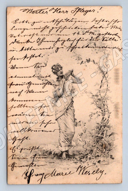 Postcard actress Vienna portrait (M2604)