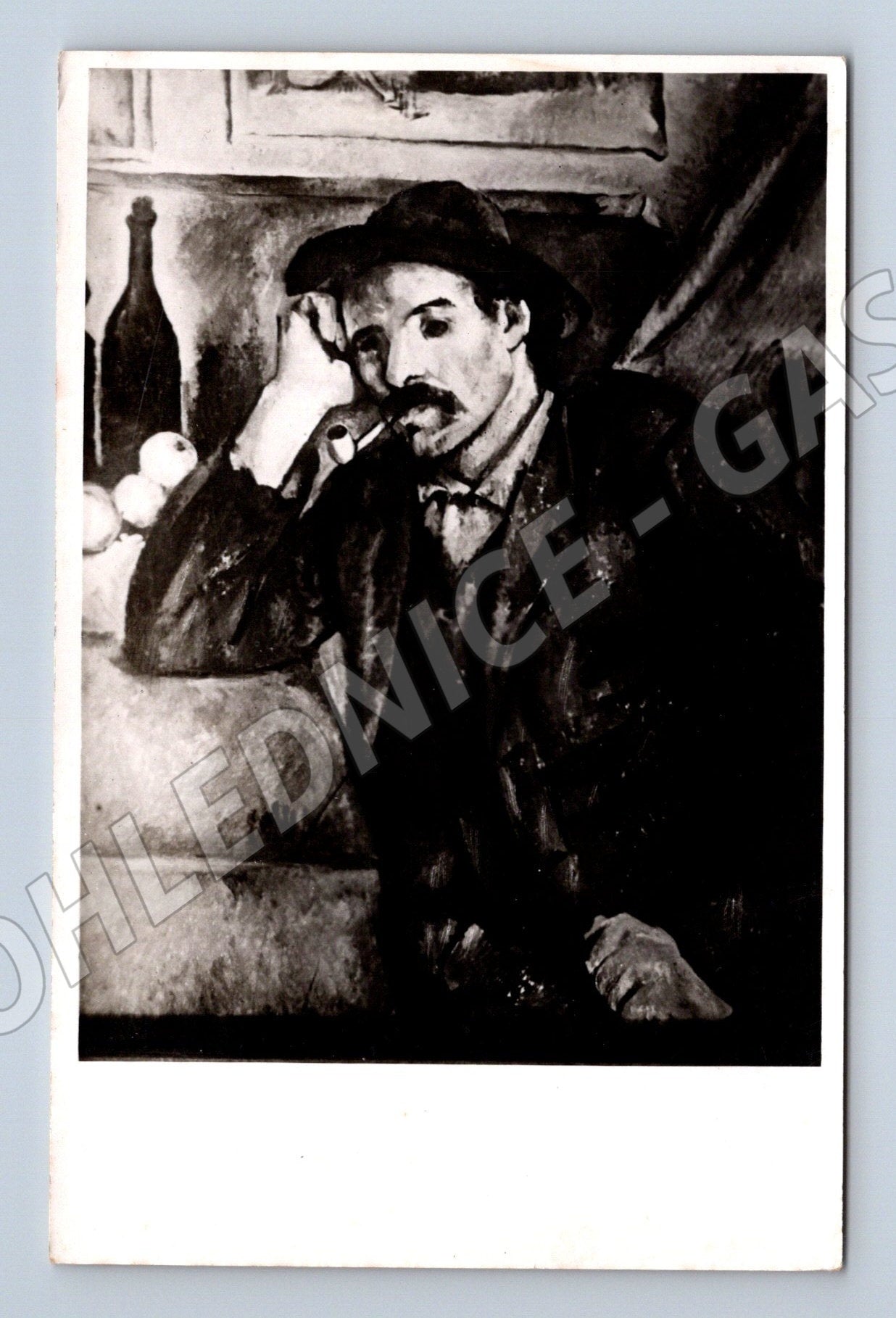 Pohlednice Rusko malířství Cézanne Kuřák 1986 (M26049)