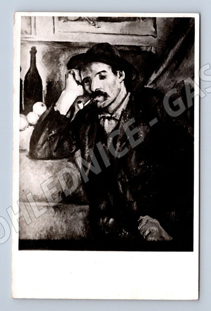 Pohlednice Rusko malířství Cézanne Kuřák 1986 (M26049)