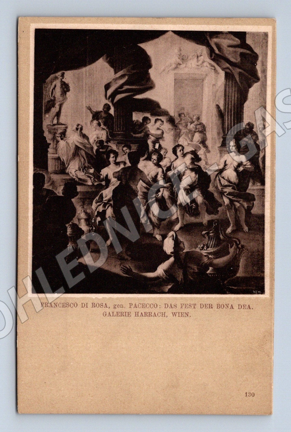 Pohlednice Rakousko Malířství Das Fest der Bona Dea 1907 (M26057)