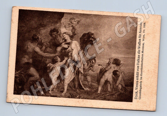 Pohlednice Rakousko Vídeň malba Dyck Venus Vulcan (M26058)