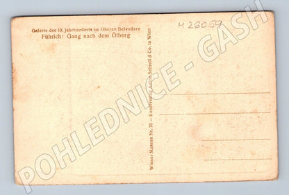 Pohlednice Rakousko Führich: Gang nach dem Ölberg (M26059)