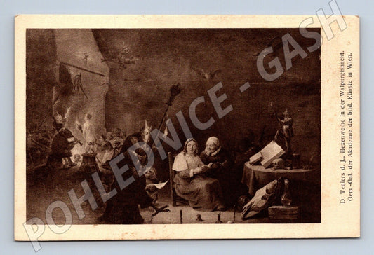 Pohlednice Rakousko Walpurgisnacht čarodějnice (M26072)