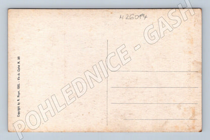 Pohlednice Deset malomocných sochy 1911 (M26084)