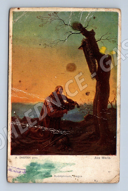 Pohlednice Dvořák mnich Ave Maria (M26094)