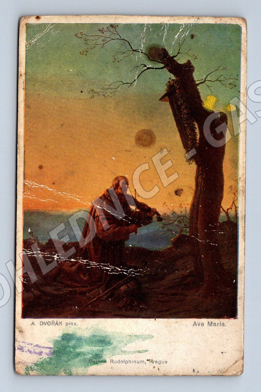 Pohlednice Dvořák mnich Ave Maria (M26094)