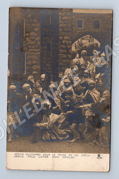 Pohlednice náboženský motiv Ježíš nese kříž (M26099)