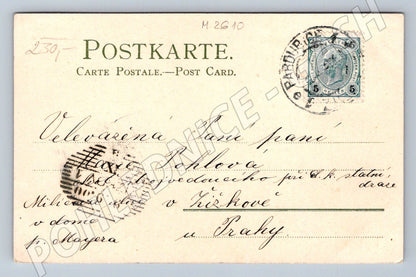 Postcard Winter Moonlight Landscape (M2610)