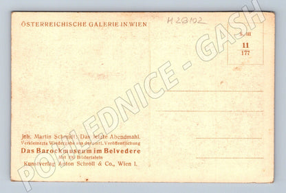 Pohlednice Rakousko Poslední večeře 1930 (M26102)