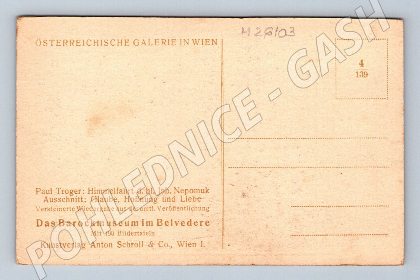 Pohlednice Rakousko Paul Troger Umělecký motiv (M26103)