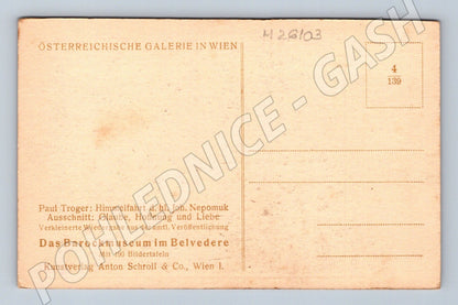 Pohlednice Rakousko Paul Troger Umělecký motiv (M26103)
