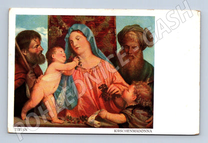Pohlednice Rakousko Tizian Kirschenmadonna (M26109)