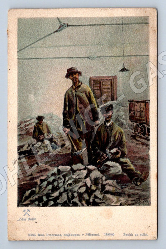 Postcard miners at work ethnography (M2613)