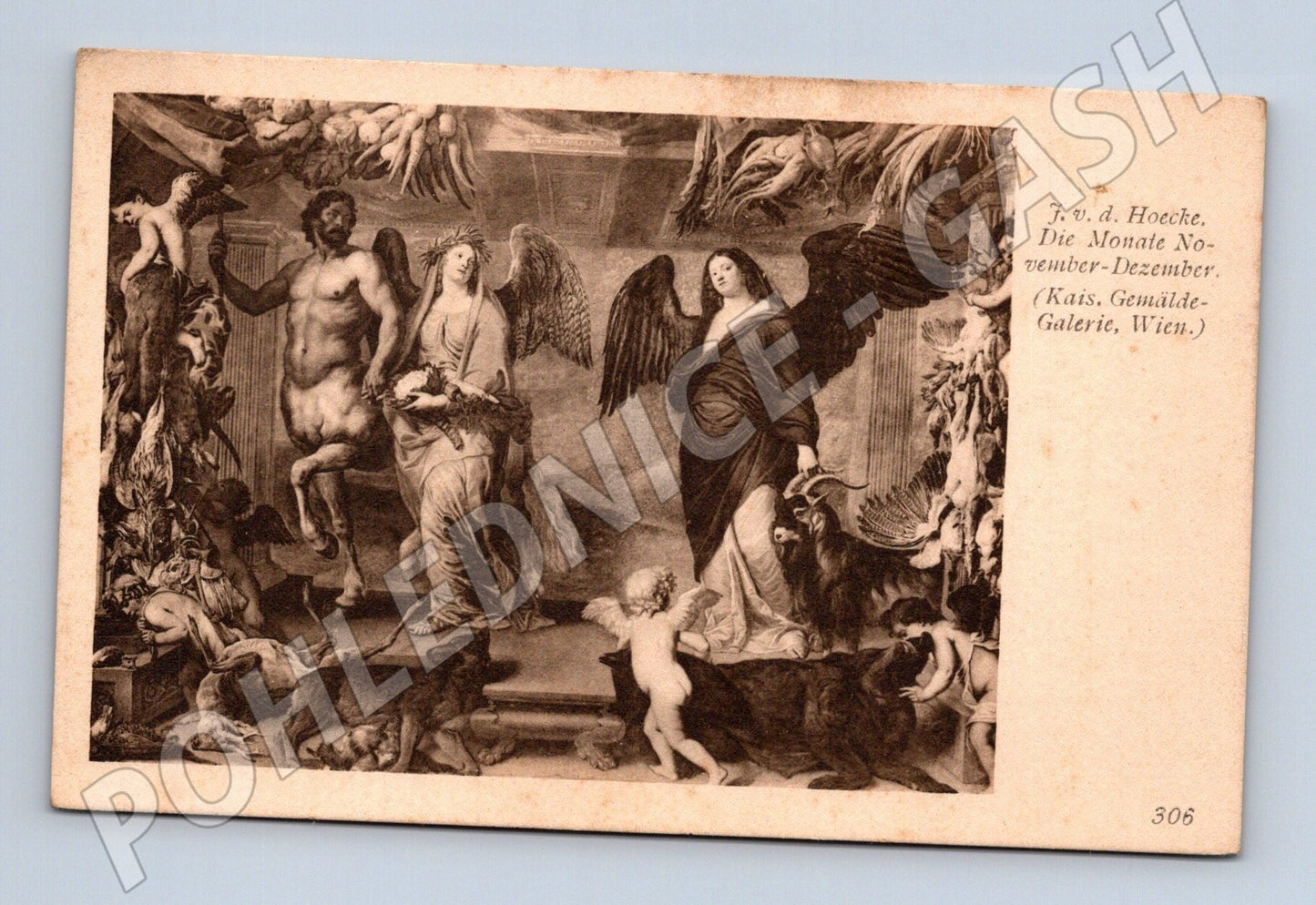 Pohlednice Rakousko Vídeň umělecký motiv 1906 (M26141)