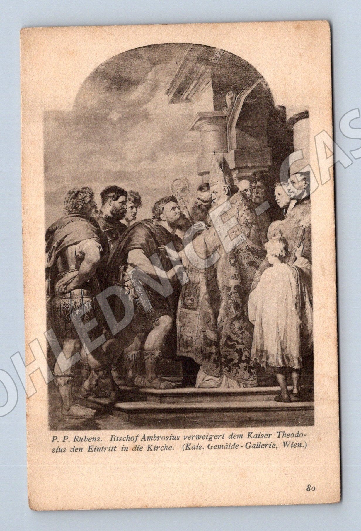Pohlednice Rakousko Vídeň Rubens obraz 1904 (M26152)