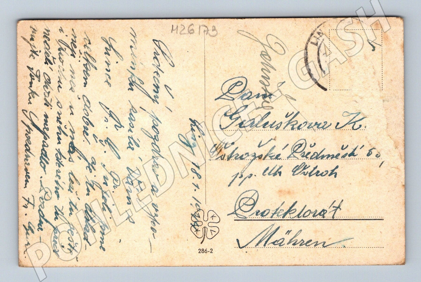 Pohlednice myslivost jeleni 1910 (M26173)