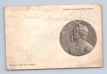 Pohlednice Miroslav Tyrš, Sokol - Pamatuje... (M26178)