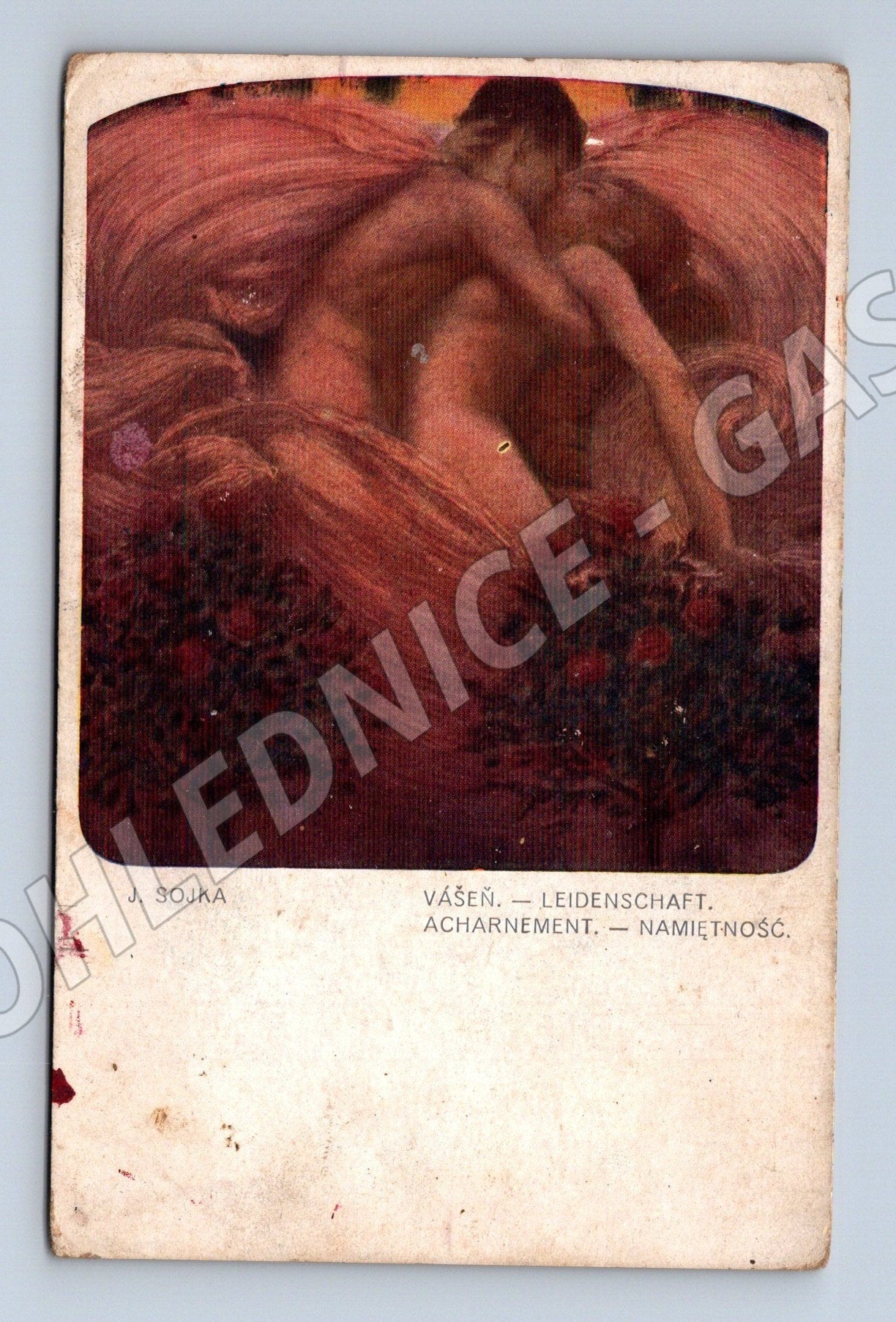 Pohlednice J. Soujka Vášeň umění (M26184)