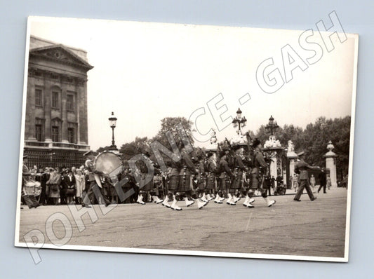 Stará fotografie Londýn průvod skotských dudáků (M26190)
