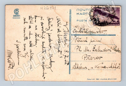 Pohlednice Rusko Moskva Rudé náměstí průvod 1935 (M26191)