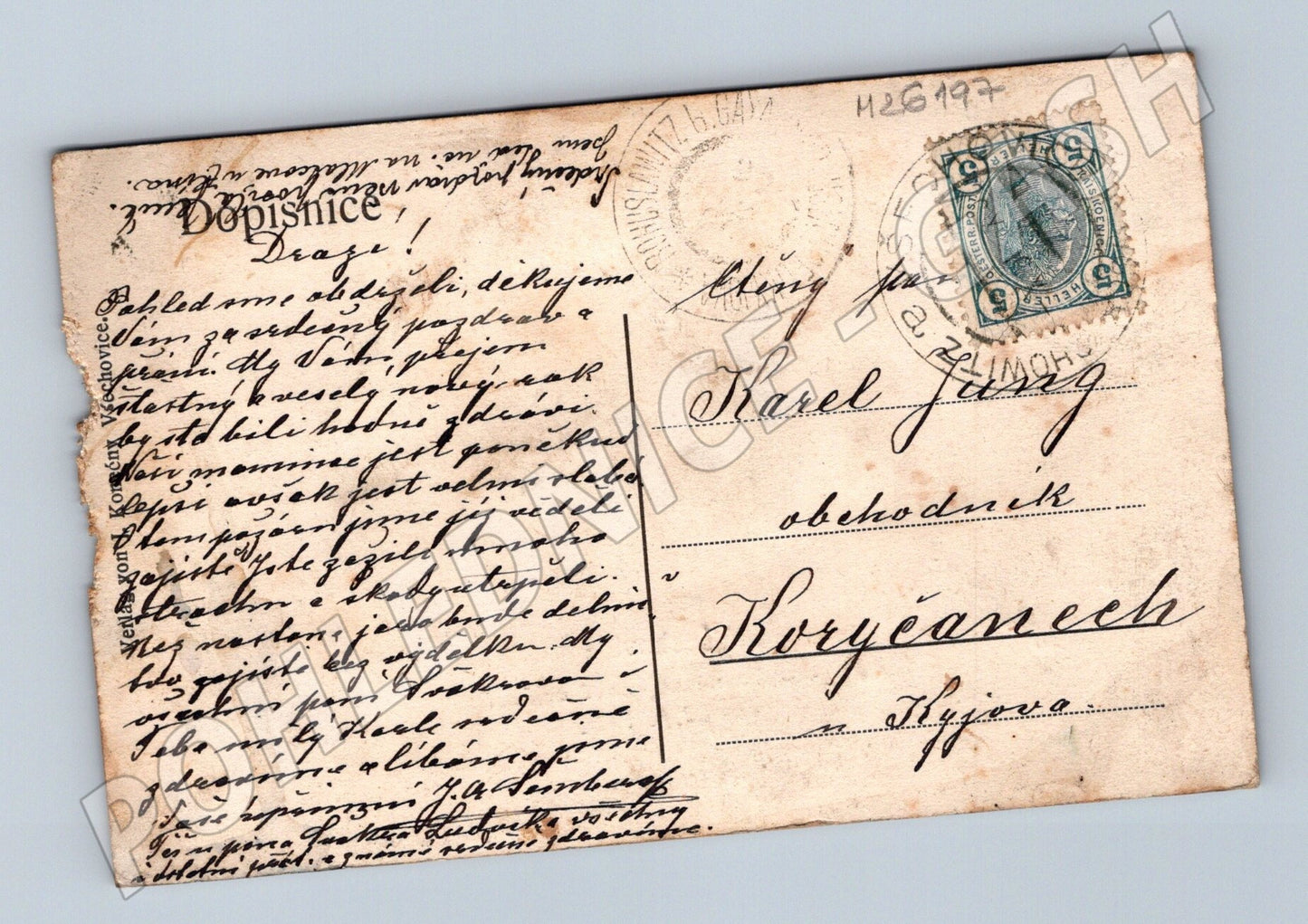 Pohlednice Všechovice vojenské cvičení 1906 (M26197)