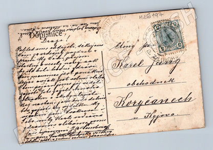 Pohlednice Všechovice vojenské cvičení 1906 (M26197)
