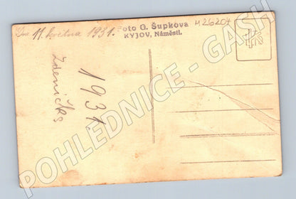 Pohlednice Kyjov matka s dítětem 1931 (M26204)