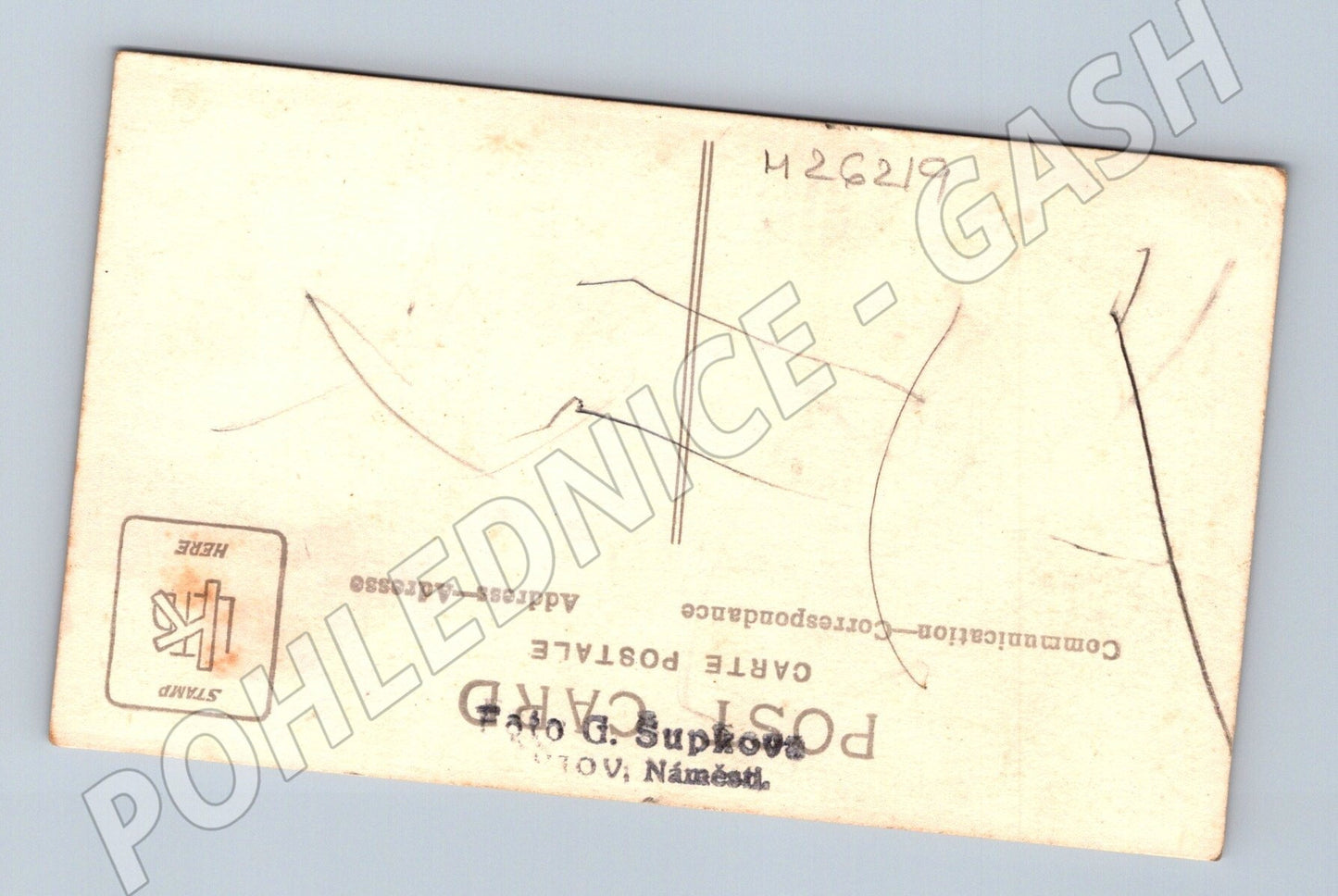 Pohlednice dítě s kbelíkem (M26219)