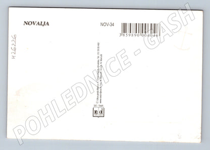 Pohlednice Chorvatsko Novalja Strasko marina pláž (M26226)