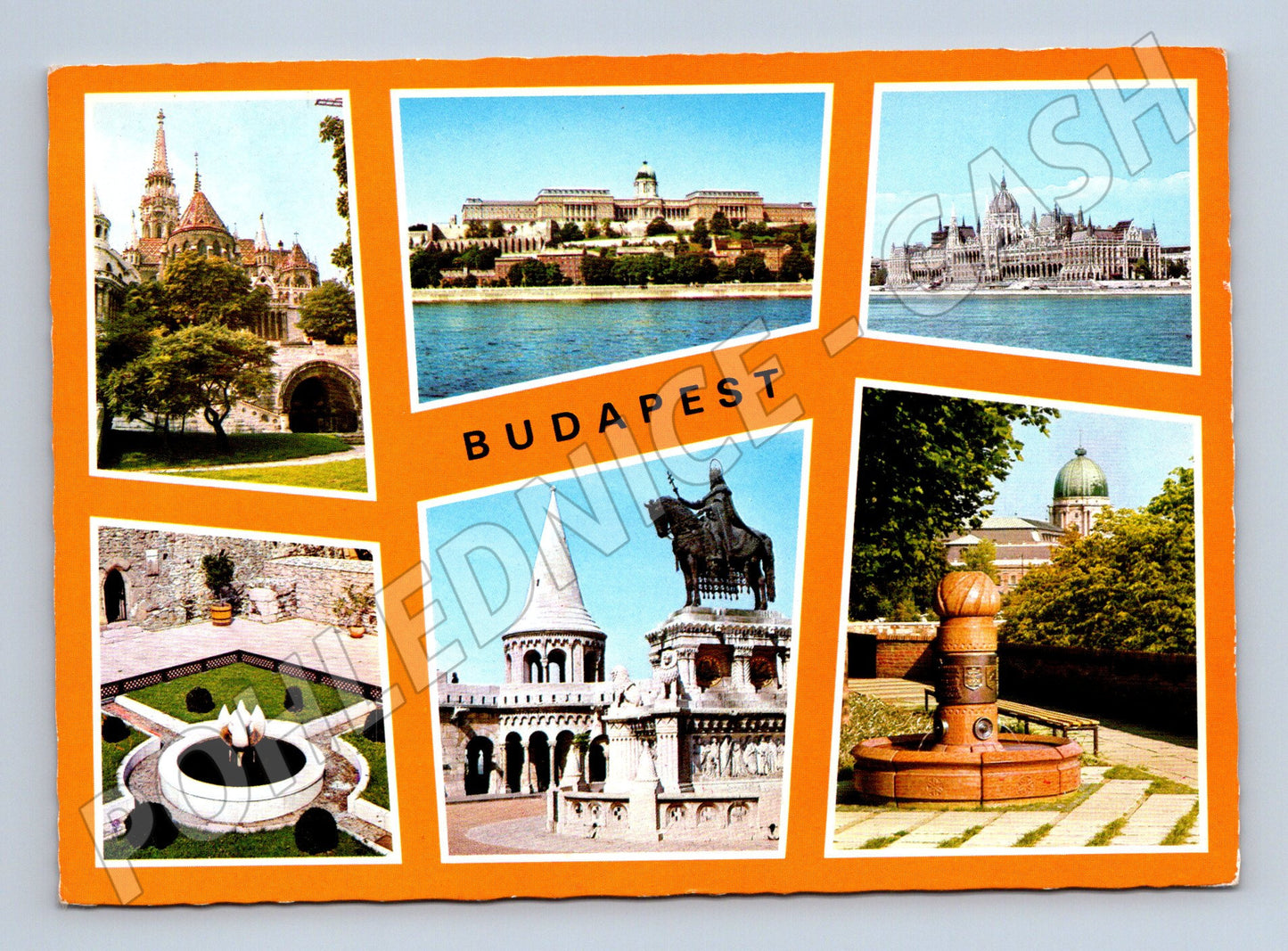 Pohlednice Maďarsko Budapest více pohledů 1978 (M26243)