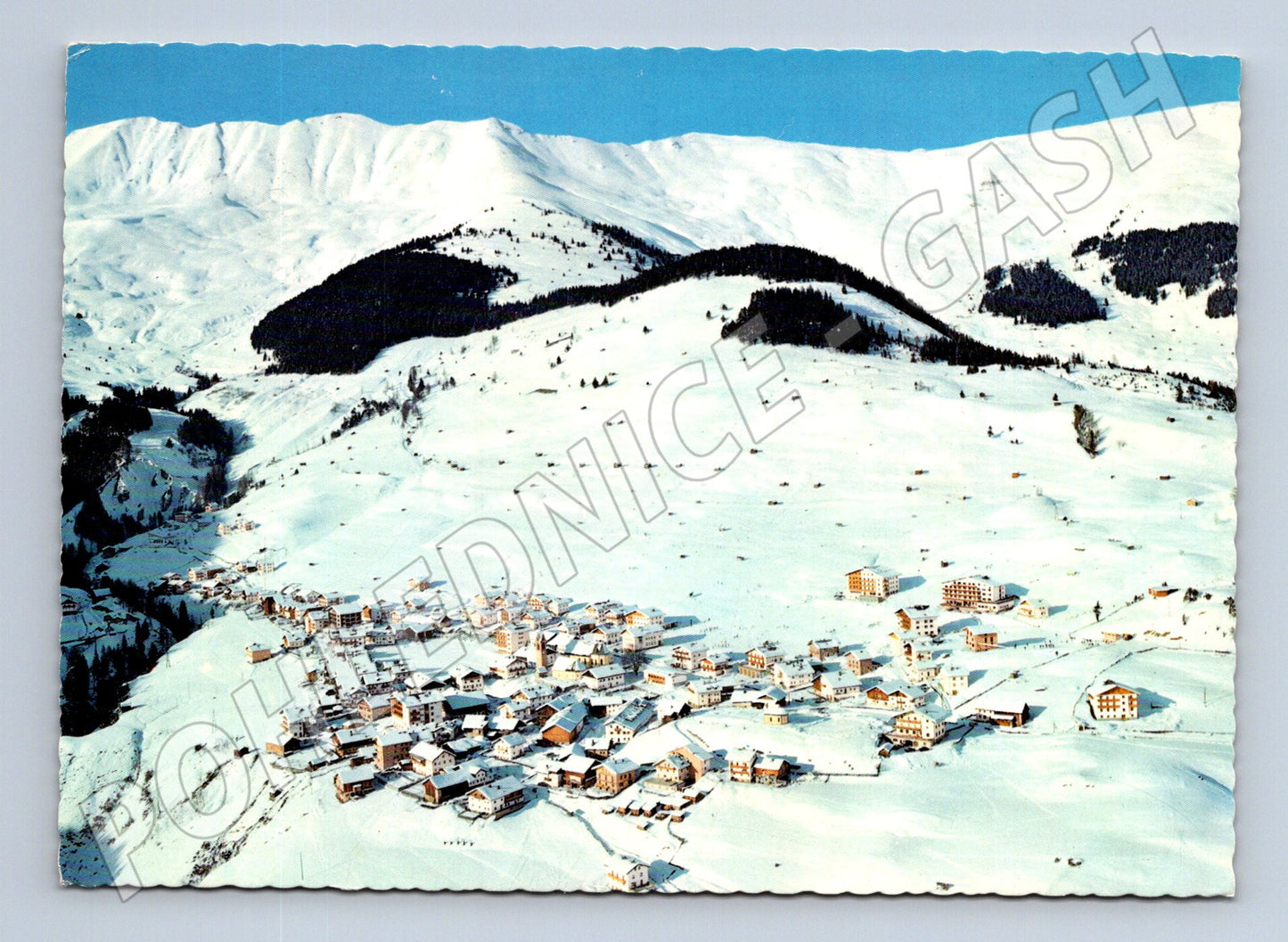 Pohlednice Rakousko Serfaus horská vesnice 1958 (M26256)