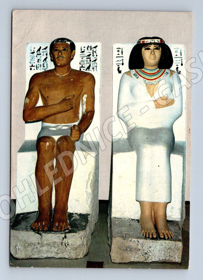 Pohlednice Egypt Káhirské muzeum Rahotep a Nofret (M26259)
