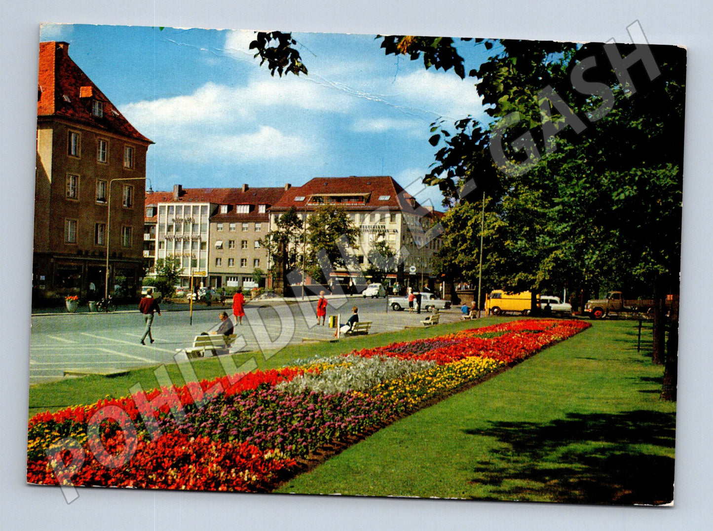 Pohlednice Německo Bayreuth Luitpoldplatz 1964 (M26261)