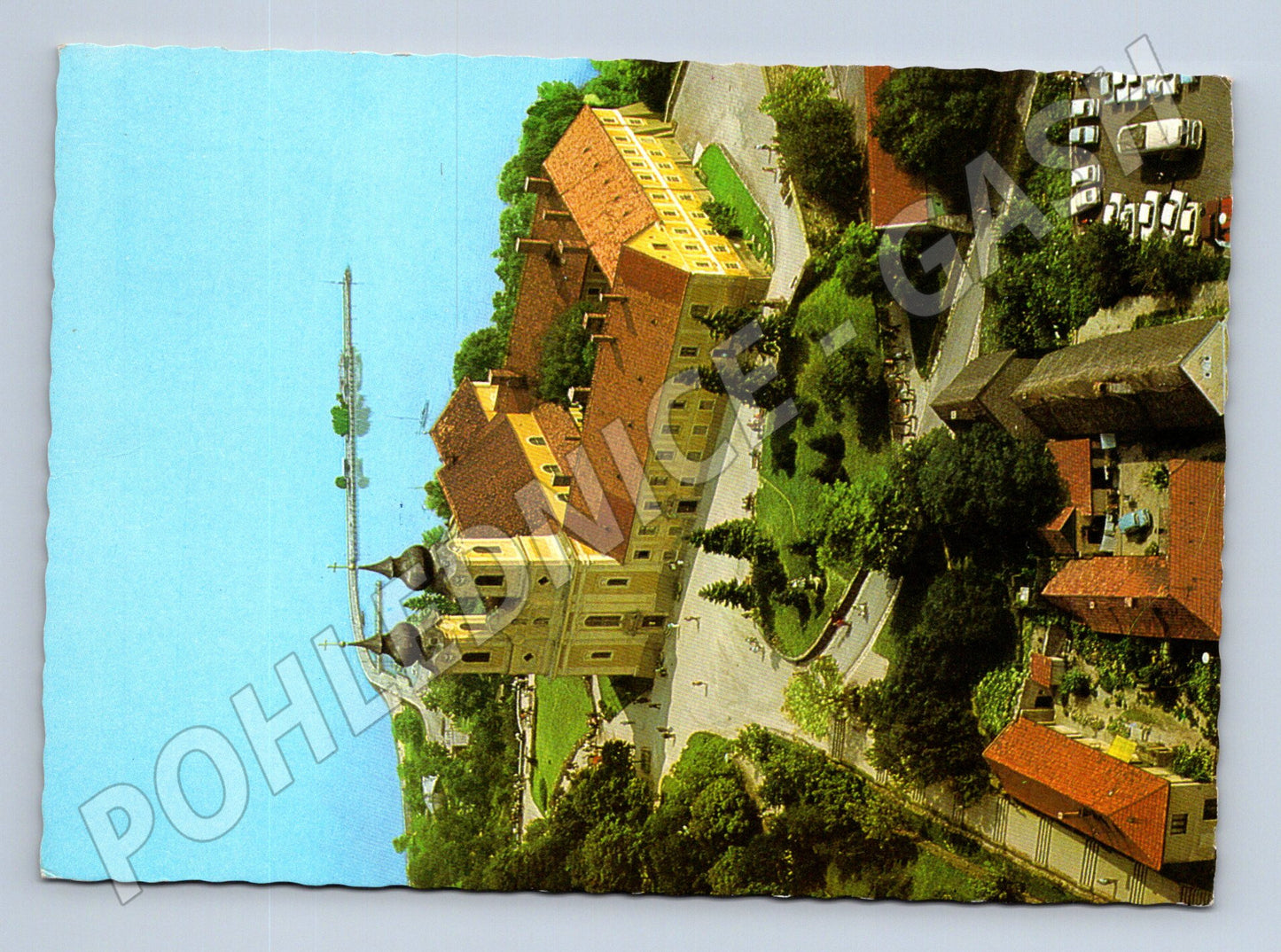 Pohlednice Maďarsko Tihany opatství 1979 (M26265)