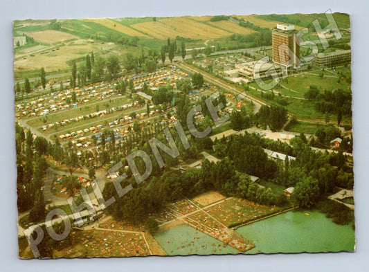 Pohlednice Maďarsko Balatonfüred kemp a hotel (M26267)