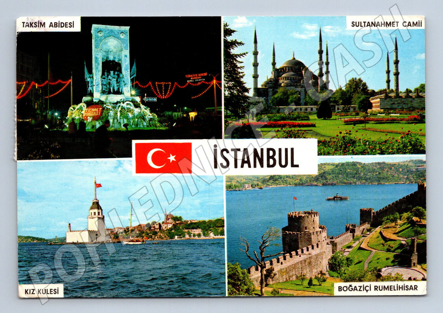 Pohlednice Turecko Istanbul panorama 1985 (M26273)